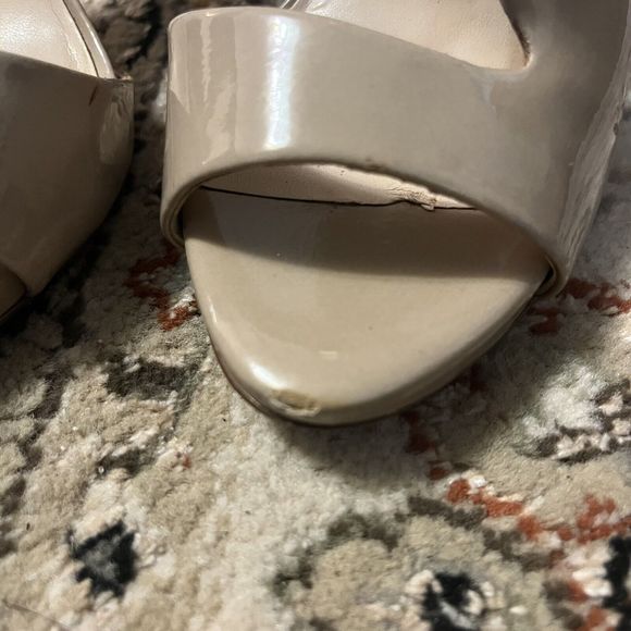 INC International Concepts Women's Suzi High Heel 5.5 Platform Sandal Oatmeal 7M - Picture 7 of 7